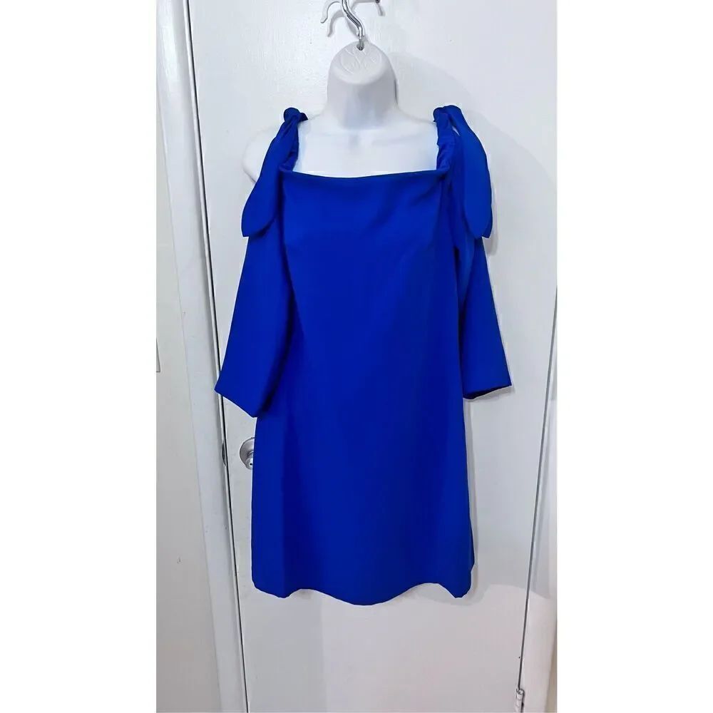 Club Monaco Solanga Off-the-shoulder Royal Blue Dress SZ 4 NWT